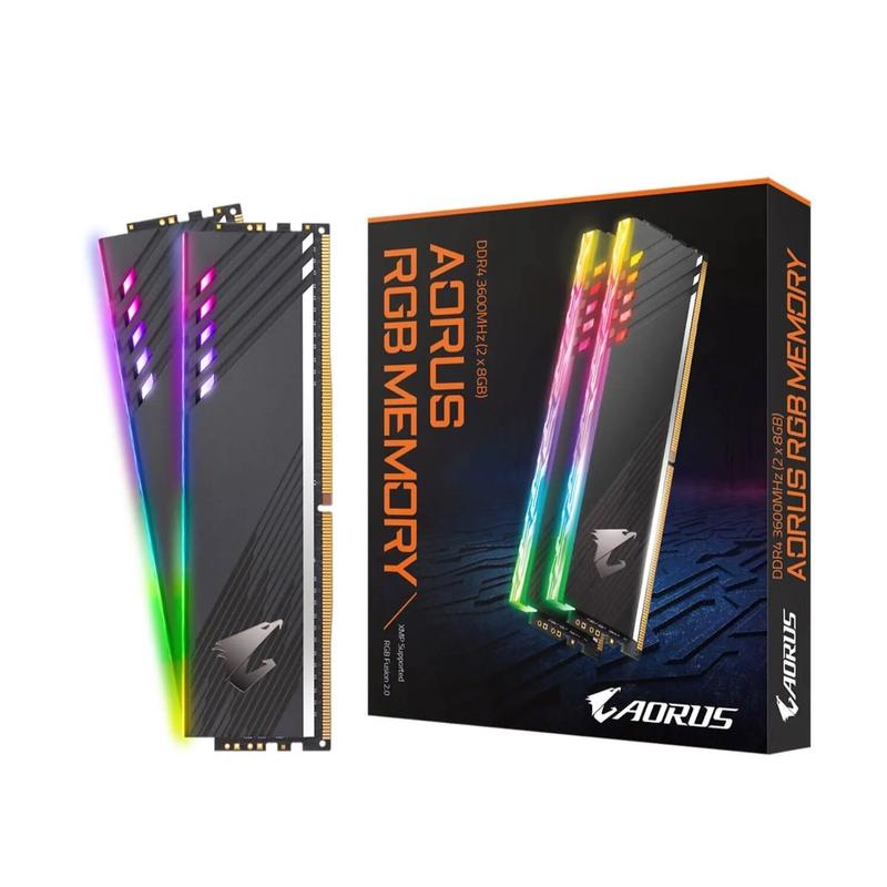 Memoria RAM DDR4 16gb GIGABYTE 3200 MHZ AORUS RGB PC 2x8gb